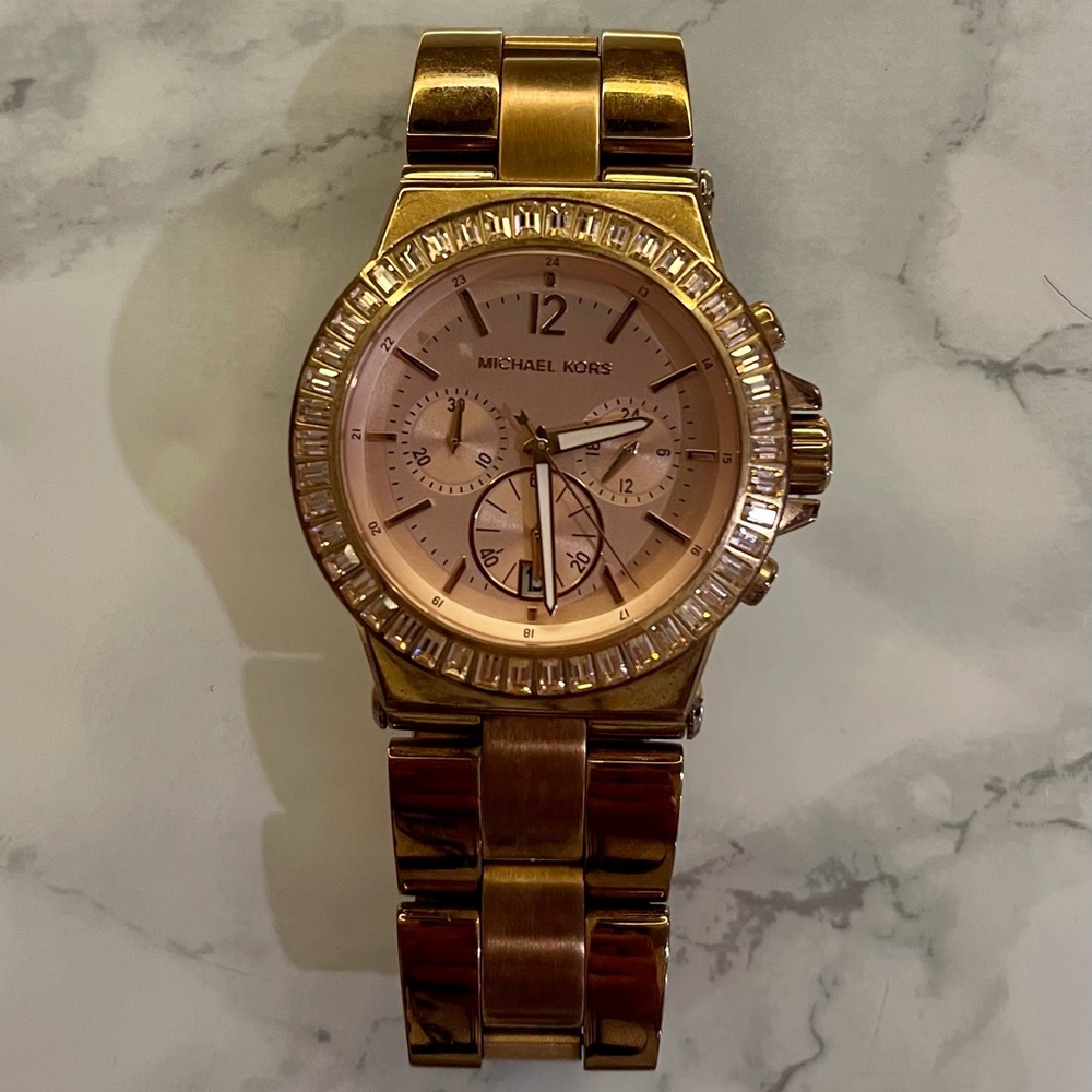 Rose gold pavé